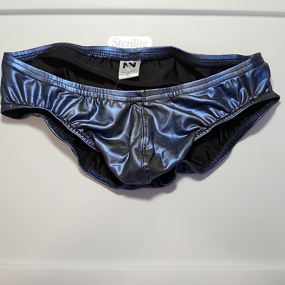 Vintage N2N Bikini Brief Metallic Blue